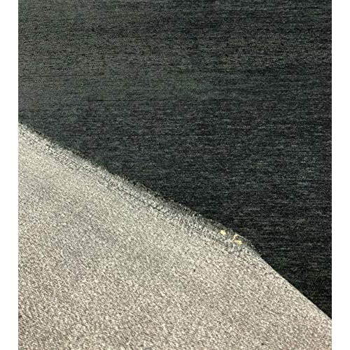 Barcelona Indigo Chenille Upholstery Fabric By The Yard
