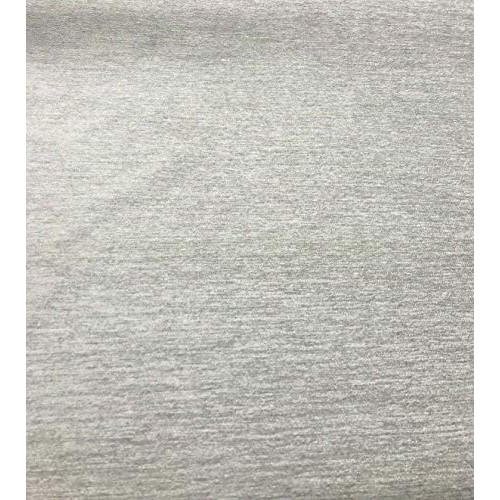 Barcelona Silver Soft Chenille Upholstery Fabric By The Yard