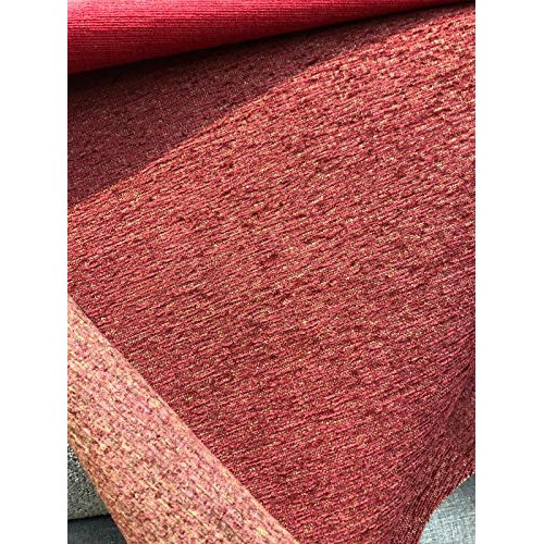 Burdy Gold specs Chenille Upholstery Fabric by the yard
