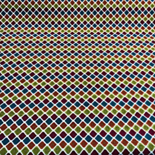 Evoque Candy Contemporary Geometric Upholstery Fabric by the yard