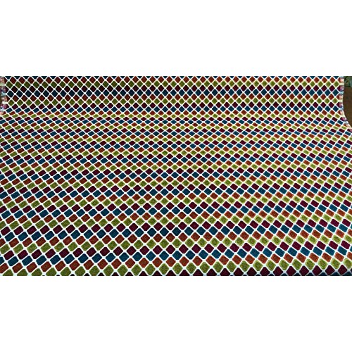 Evoque Candy Contemporary Geometric Upholstery Fabric by the yard