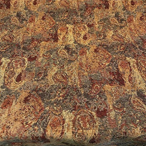 Hobo Patchwork Sunset TFA Chenille Upholstery Fabric By The Yard