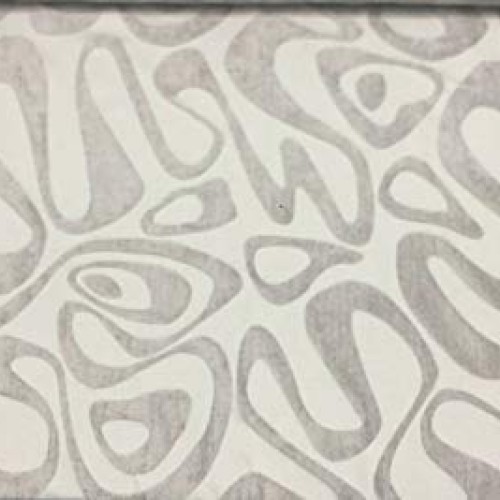 Kaleidoscope Abstract Chenille Gray Upholstery Fabric by the yard