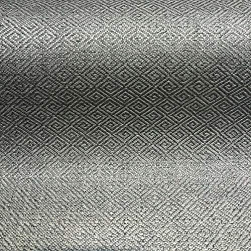 P/K Lifestyles Mykonos Char Diamond Jacquard Upholstery Fabric By ...