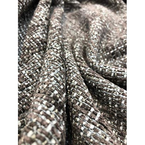 P Kaufmann Sashe Mink Tweed Chenille Upholstery Fabric by the yard