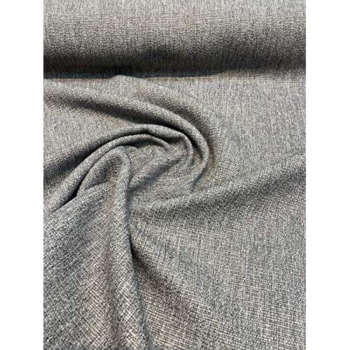 Richloom Classic Gray Tweed Chenille Upholstery Fabric by The Yard