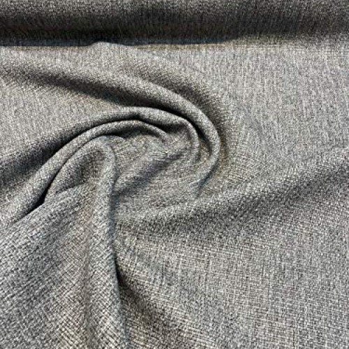 Richloom Classic Gray Tweed Chenille Upholstery Fabric by The Yard