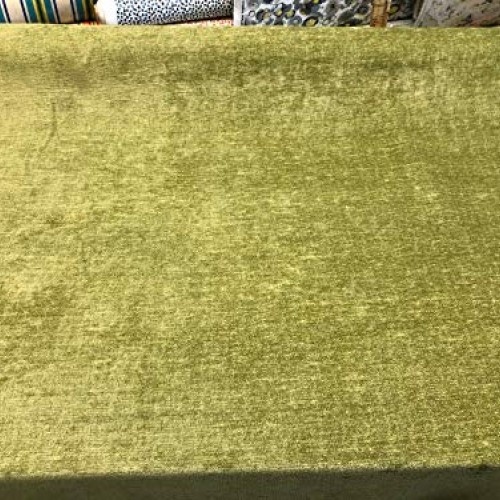 Roxy Avocado Soft Chenille Upholstery Fabric by the yard sofa chair