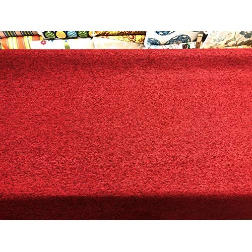Ruby Red Chenille Solid Upholstery fabric By The Yard chair couch ...