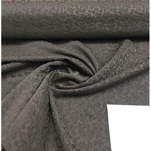 Toronto Leafs Charcoal Gray Floral Chenille upholstery Fabric by t...