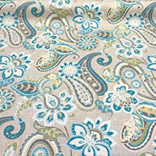 Waverly Wild Card Blue Mist Fabric By The Yard