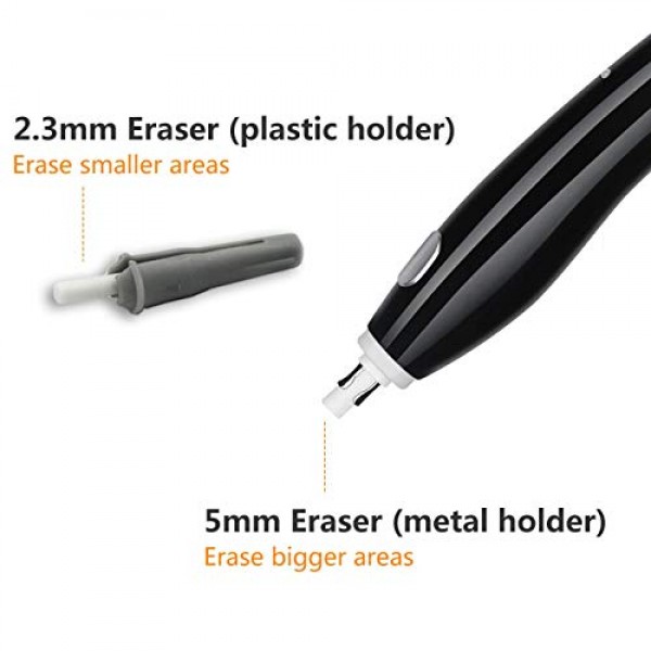 Electric Eraser for Artists, AFMAT Electric Eraser Kit,140 Eraser ...