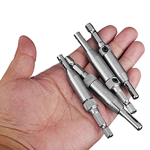 AFUNTA 8 pcs Center Drill Bit Sets with Automatic Center Punch, Se...