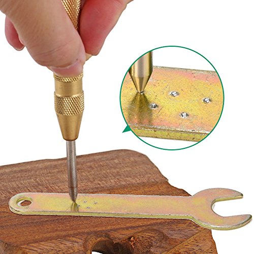 AFUNTA 8 pcs Center Drill Bit Sets with Automatic Center Punch, Se...