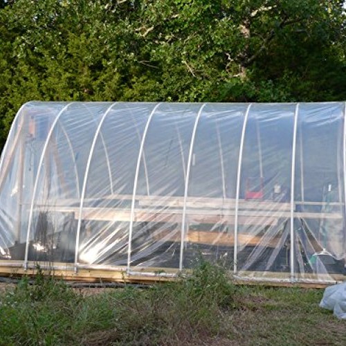 Agfabric 3.9Mil Plastic Covering Clear Polyethylene Greenhouse Fil...