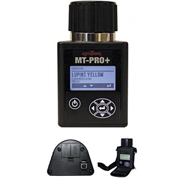 Agratronix MT-PRO + Portable Grain Moisture Tester with Digital Me...