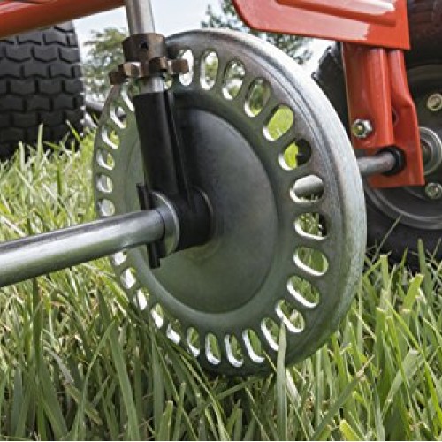 Agri-Fab 45-0527 110lb Tow Broadcast Spreader, 110 lb Capacity, Black