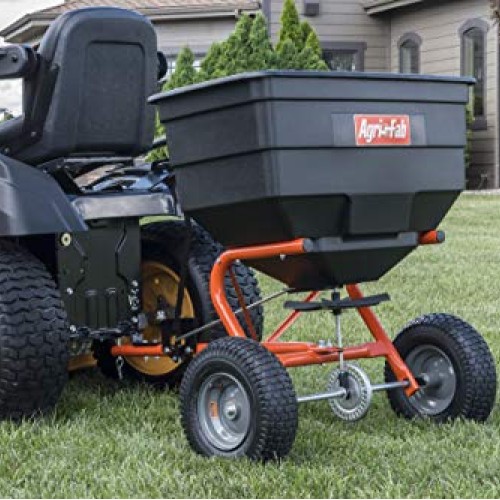 Agri-Fab Inc 45-0547 185 lb. L & G Tow Broadcast Spreader, Orange