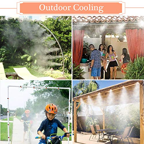 AGSIVO Patio Spray Misters Watering System Kits Accessories for Ou...