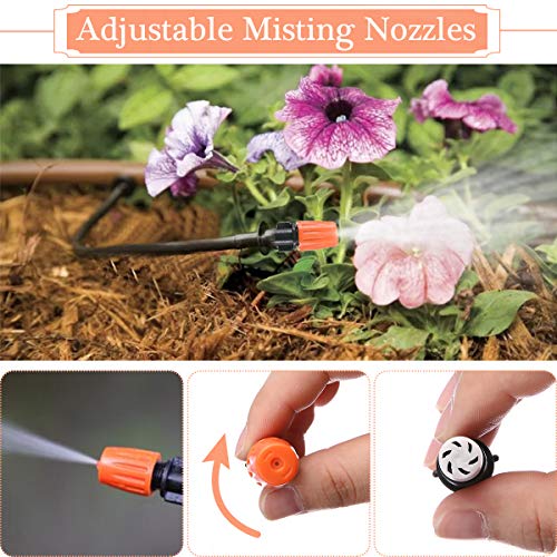 AGSIVO Patio Spray Misters Watering System Kits Accessories for Ou...
