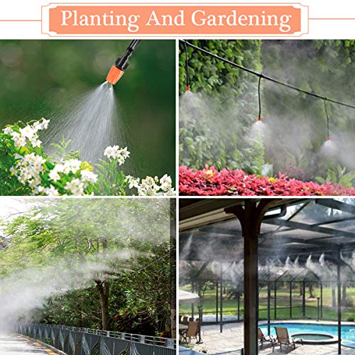 AGSIVO Patio Spray Misters Watering System Kits Accessories for Ou...