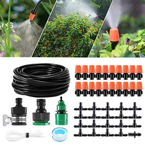 AGSIVO Patio Spray Misters Watering System Kits Accessories for Ou...