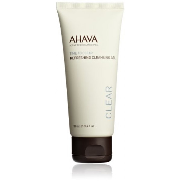 AHAVA Face Wash, Time to Clear, Refreshing Cleansing Gel, 3.4 Fl Oz