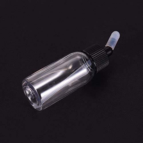 Aibecy Box of 10-Each 35cc/1.2-Ounce PET Transparent Airbrush Pain...