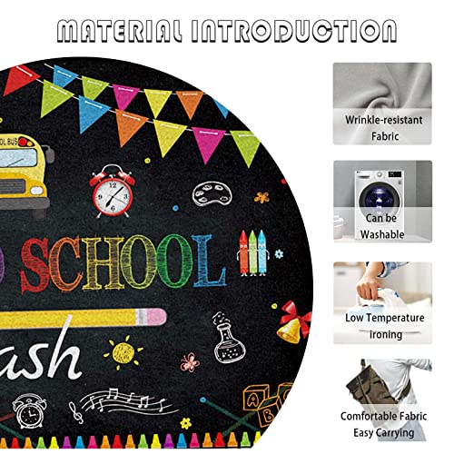 AIBIIN 7x5ft Back to School Bash Backdrop Chalkboard Welcome Back ...