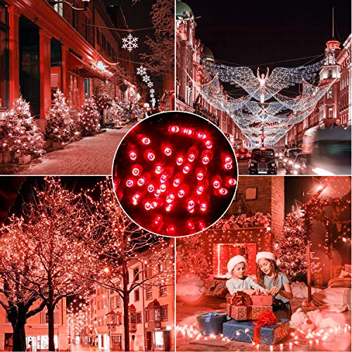 AIDDOMM LED Christmas Lights 100 Counts, for Outdoor and Indoor, C...