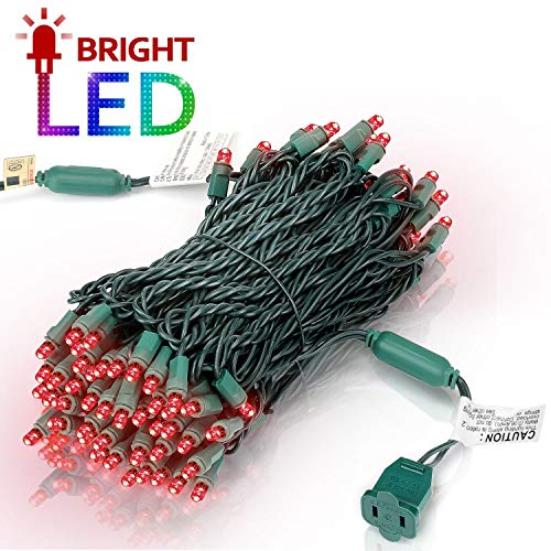 AIDDOMM LED Christmas Lights 100 Counts, for Outdoor and Indoor, C...
