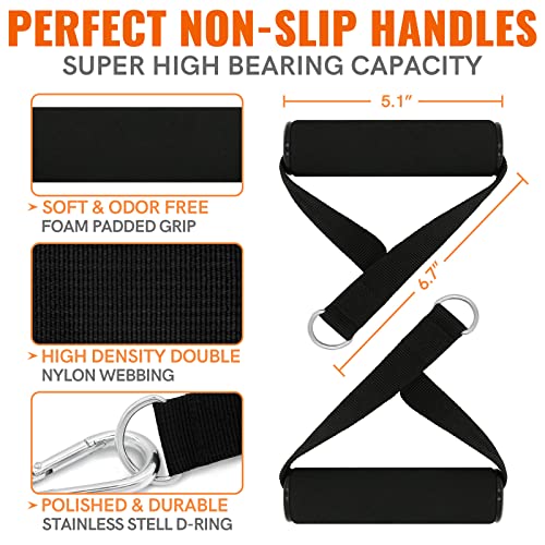 Resistance Band Set Workout Resistance Bands with Handles Stretch ...