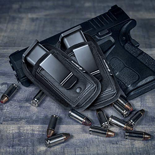 2 Pack Universal Magazine IWB Pouch Concealed Carry 9mm .40 .45 .3...