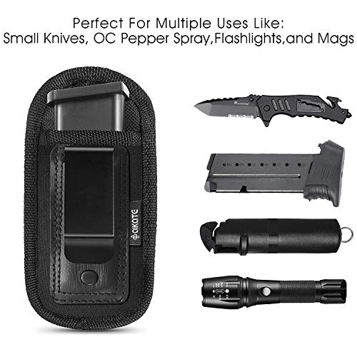 4-Pack Universal Magazine Holster Concealed Carry, IWB Hand Mag...