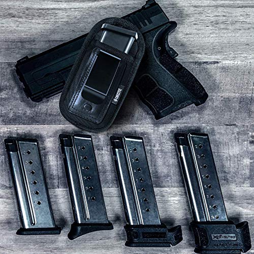 4-Pack Universal Magazine Holster Concealed Carry, IWB Hand Mag...