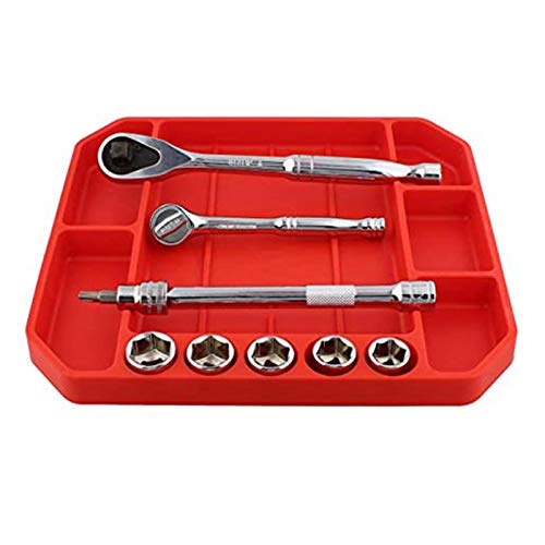 Tool Storage Tray - Silicone Flexible Tool Tray - Multi Purpose Ma...