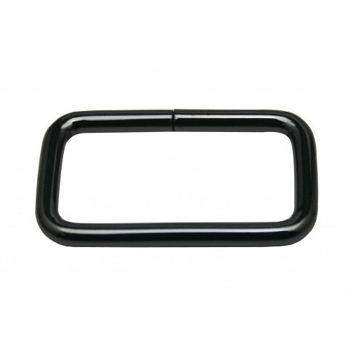 Generic Metal Black Rectangle Buckle 1.5 X 0.8 Inside Dimens...