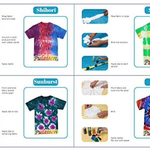 Tie Dye Kit for Kids, AIPASA Tye Dye Kit,16 Dye Packets,8 Color On...