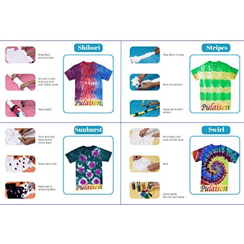 Tie Dye Kit for Kids, AIPASA Tye Dye Kit,16 Dye Packets,8 Color On...