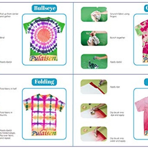 Tie Dye Kit for Kids, AIPASA Tye Dye Kit,16 Dye Packets,8 Color On...