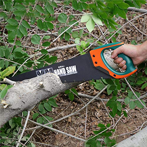 AIRAJ 16 Quick Cutting Hand Saw,Perfect for Sawing, Pruning,Trimm...