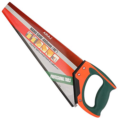 AIRAJ 16 Quick Cutting Hand Saw,Perfect for Sawing, Pruning,Trimm...