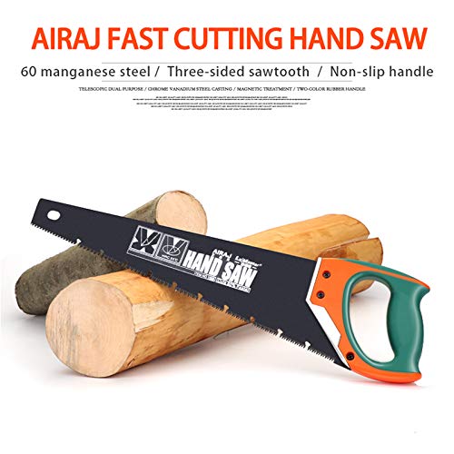 AIRAJ 18 Quick Cutting Hand Saw,Perfect for Sawing, Pruning,Trimm...