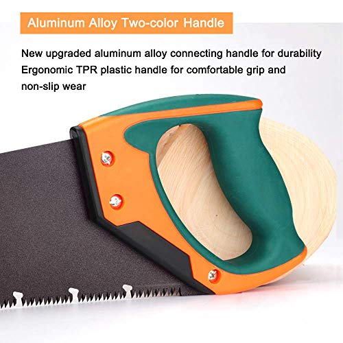 AIRAJ 18 Quick Cutting Hand Saw,Perfect for Sawing, Pruning,Trimm...