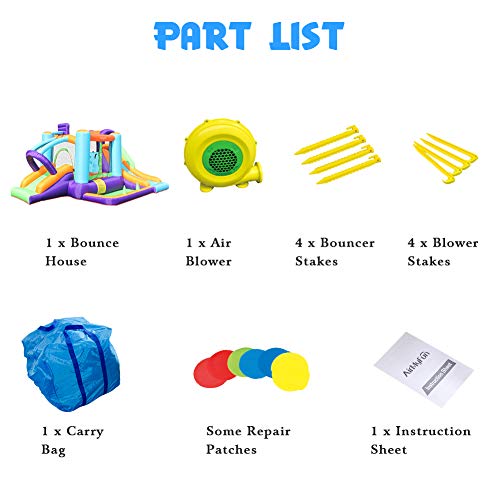 AirMyFun Inflatable Bounce Castle Toddler Bounce House with Blower...