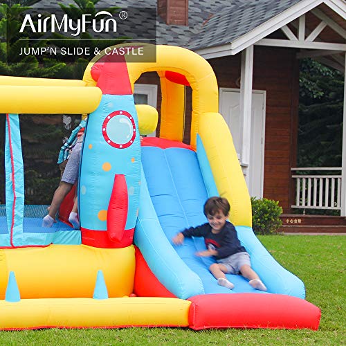 AirMyFun Inflatable Bounce House,Bouncy Castle with Air Blower,Pla...