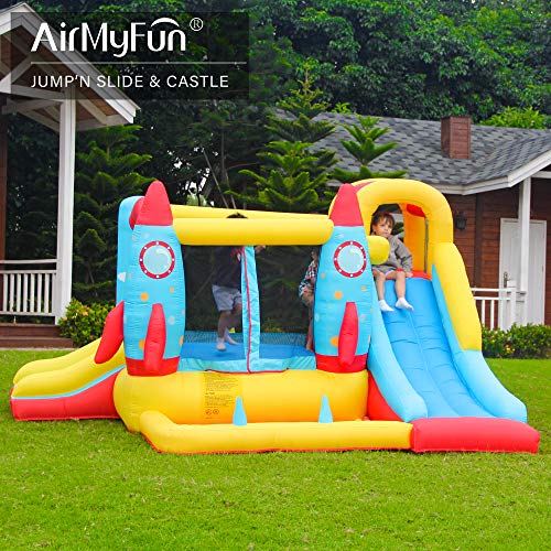 AirMyFun Inflatable Bounce House,Bouncy Castle with Air Blower,Pla...
