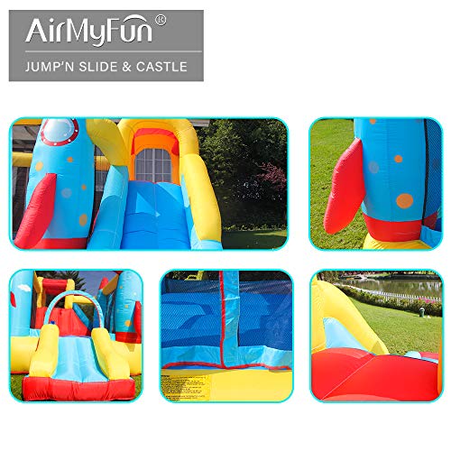 AirMyFun Inflatable Bounce House,Bouncy Castle with Air Blower,Pla...