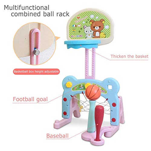 Toddler Climber and Swing Set, 6 in 1 Climber Slide Playset w/Baby...