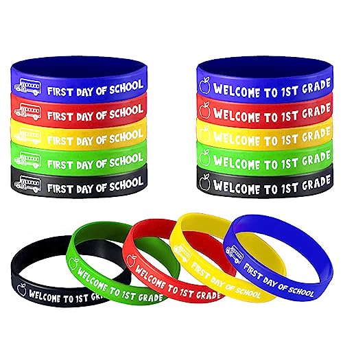 Welcome to 1st Grade Wristbands Bracelets,First Day of 1st Grade B...